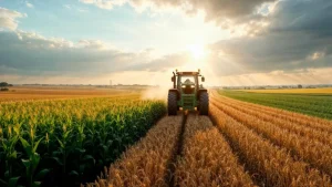 truck working field